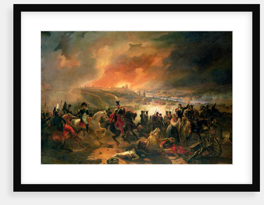 The Battle of Smolensk, 17th August 1812, 1839 by Jean Charles Langlois