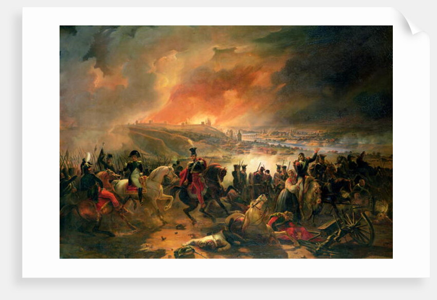 The Battle of Smolensk, 17th August 1812, 1839 by Jean Charles Langlois