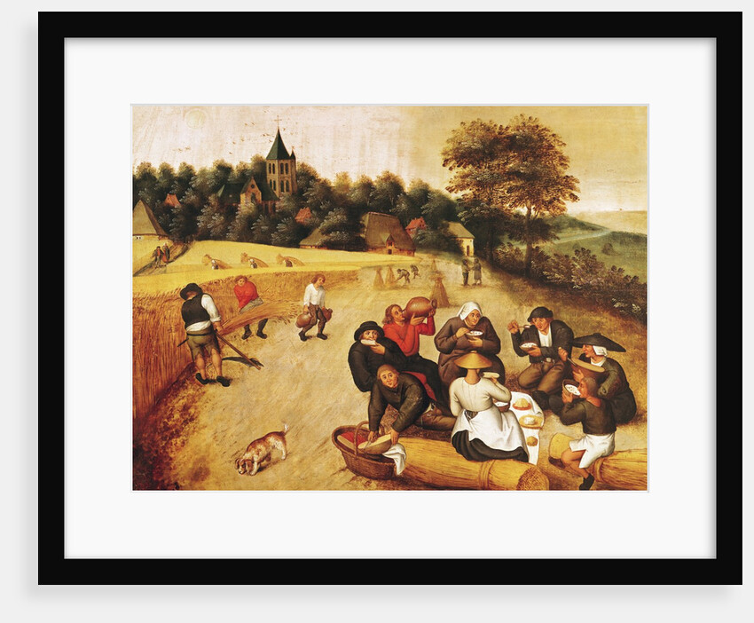 The Harvester's Meal by Pieter the Younger Brueghel