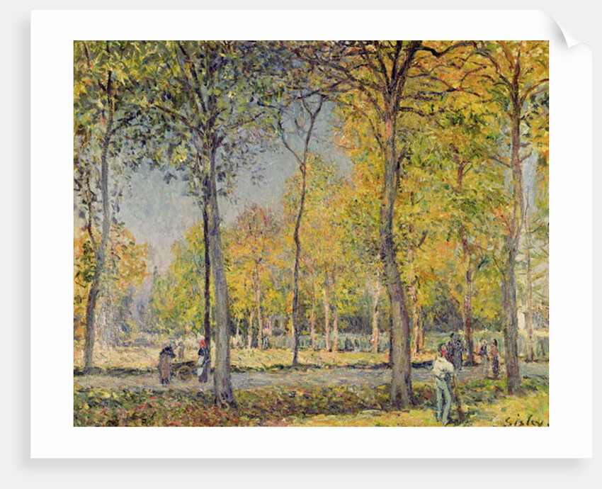 The Bois de Boulogne by Alfred Sisley