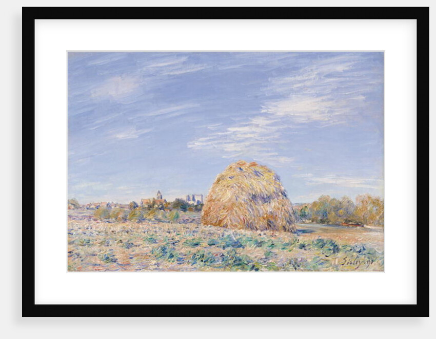 Haystack on the Banks of the Loing, 1891 by Alfred Sisley