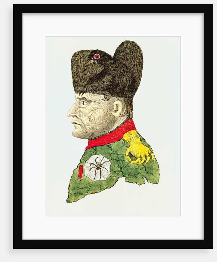 Caricature of Napoleon Bonaparte by English School