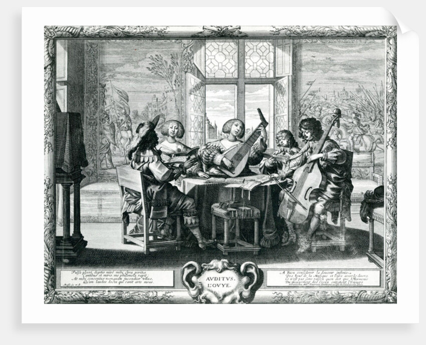 The Five Senses - Hearing by Abraham Bosse