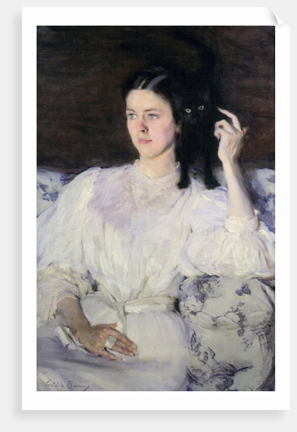 Sita and Sarita, or Young Girl with a Cat, 1893-94 by Cecilia Beaux