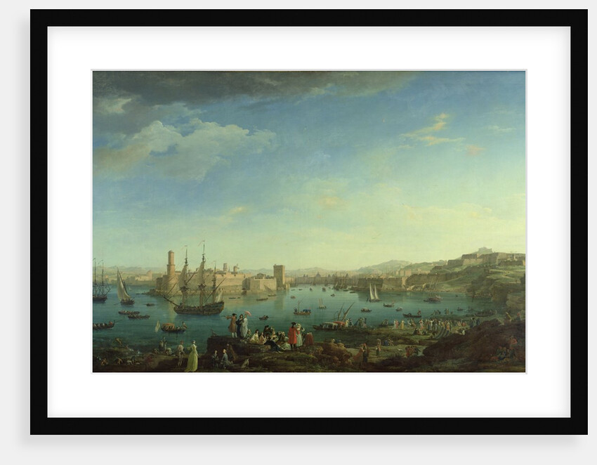 The Entrance to the Port of Marseilles, 1754 by Claude Joseph Vernet