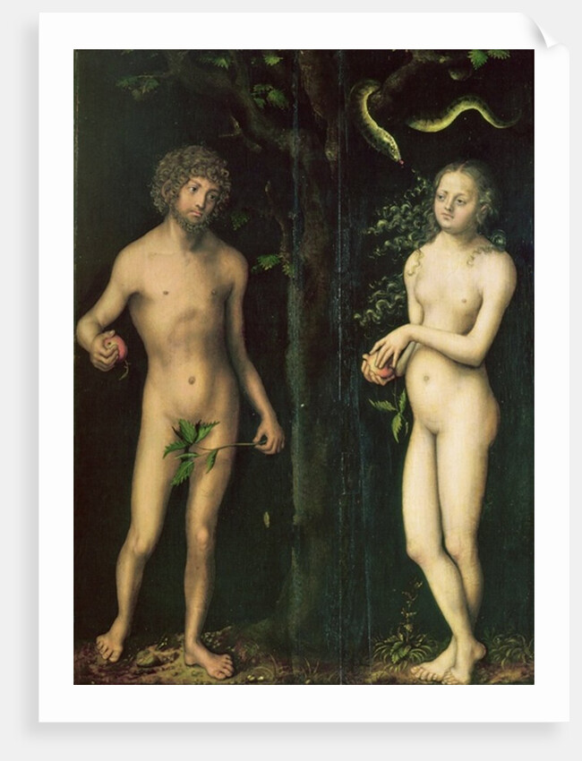 Adam and Eve by Lucas the Elder Cranach