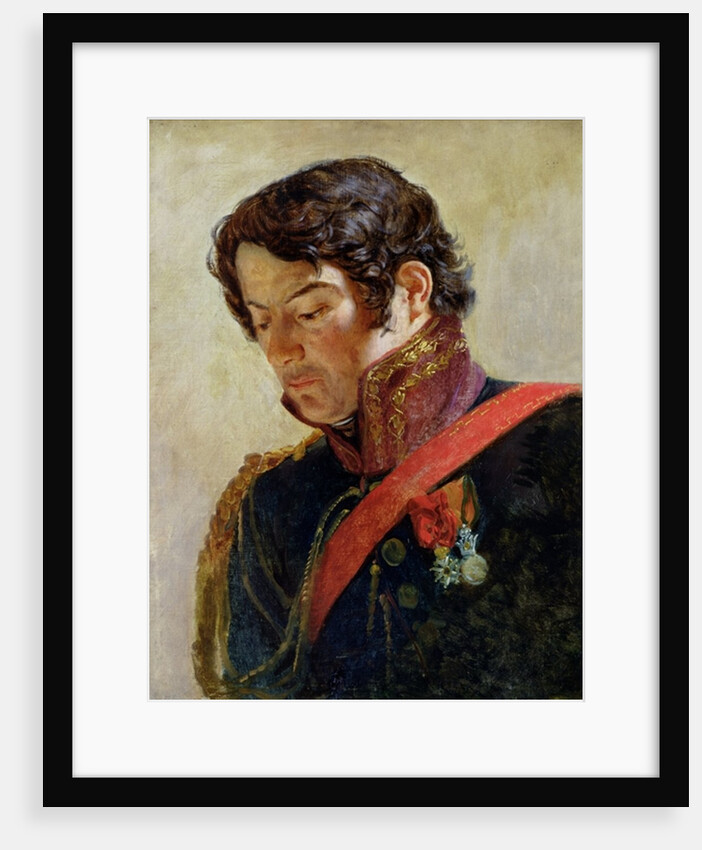 Study for a Portrait of Baron Dominique Larrey by Paulin Jean Baptiste Guerin