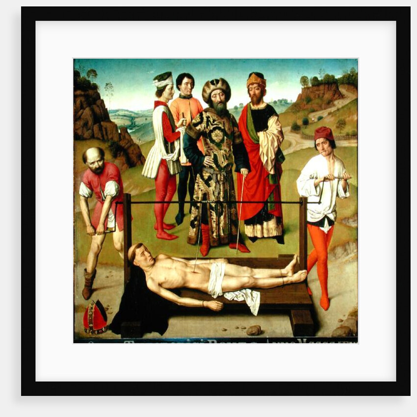 The Martyrdom of Saint Erasmus, central panel from the Triptych of Saint Erasmus, c.1460 by Dirck Bouts