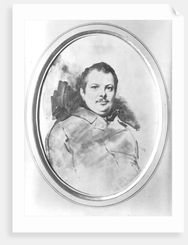 Portrait of Honore de Balzac c.1820 by Louis Boulanger