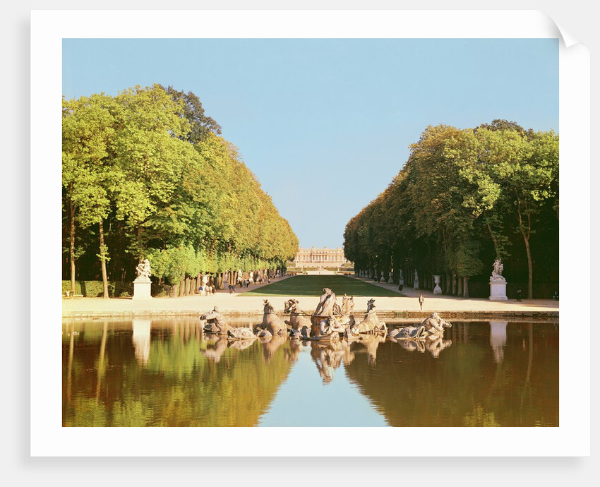 Rear view of the Fountain of Apollo, 1668-71 by Jean Baptiste I Tuby