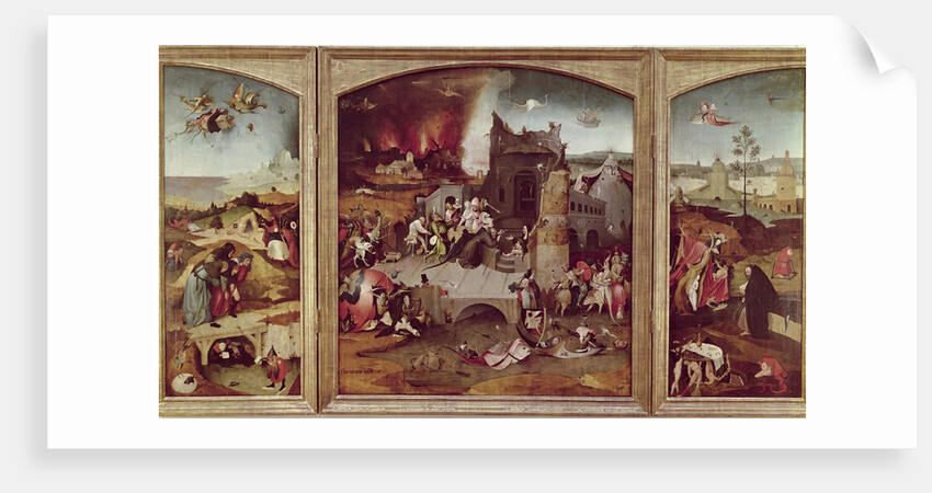 Triptych of the Temptation of St. Anthony by Hieronymus Bosch