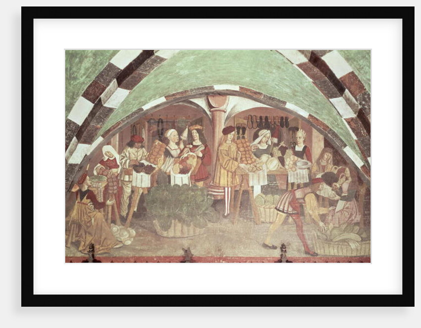 Fruit and Vegetable Market, c.1500 by Italian School