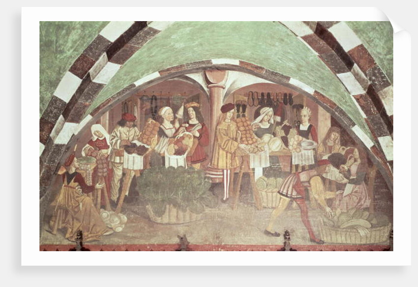 Fruit and Vegetable Market, c.1500 by Italian School