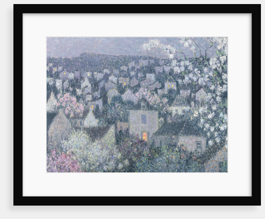 Spring Evening by Henri Eugene Augustin Le Sidaner