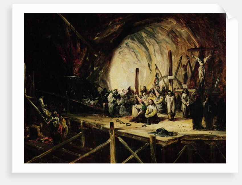 Inquisition Scene, 1851 by Eugenio Lucas y Padilla