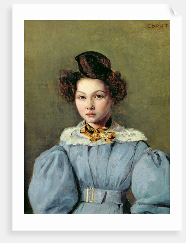 Marie Louise Sennegon, 1831 by Jean Baptiste Camille Corot