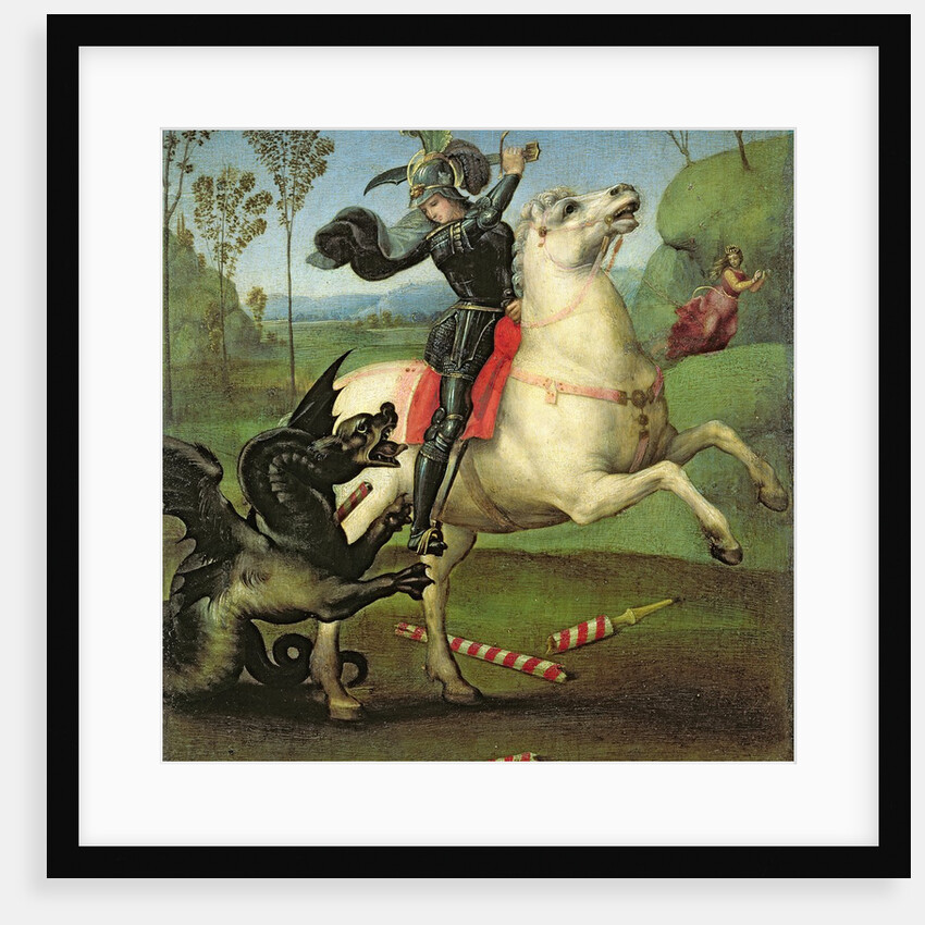 St. George Struggling with the Dragon, c.1503-05 by Raphael