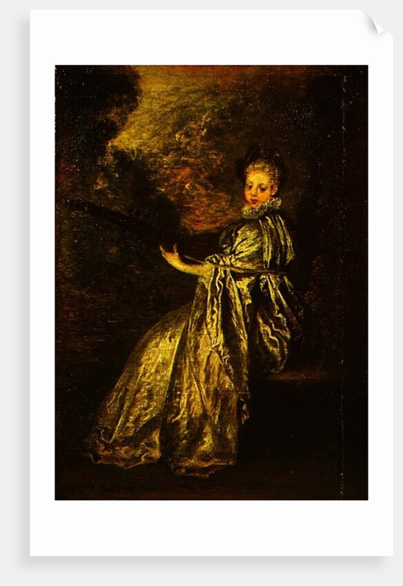 La Finette by Jean Antoine Watteau