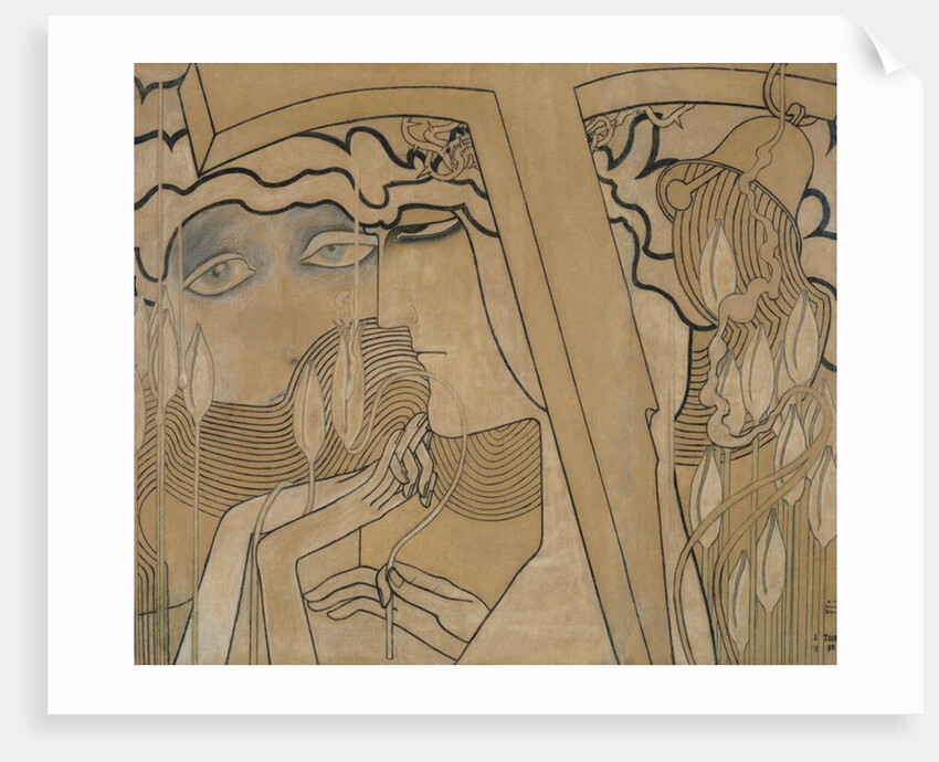 The Desire and the Satisfaction, 1893 by Jan Theodore Toorop