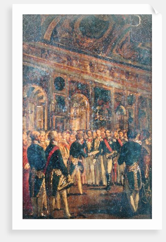 The Senate Presenting Louis Napoleon Bonaparte with the Result of the Plebiscite Proclaiming him Emperor, at Saint-Cloud, 1st December 1852, 1852-71 by Charles-Philippe Lariviere