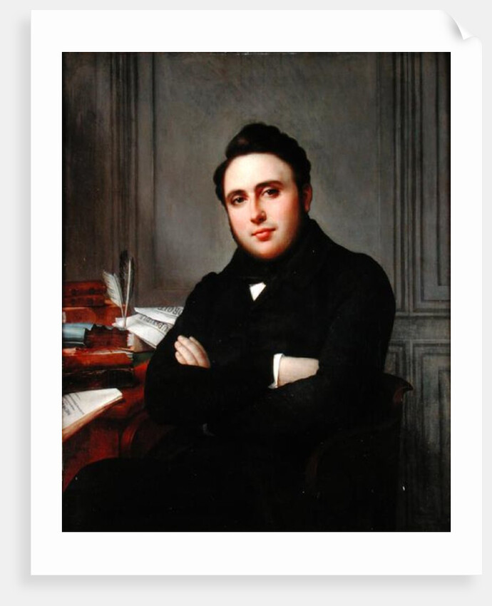 Portrait of Alexandre Auguste Ledru-Rollin, 1838 by Angelique Mongez