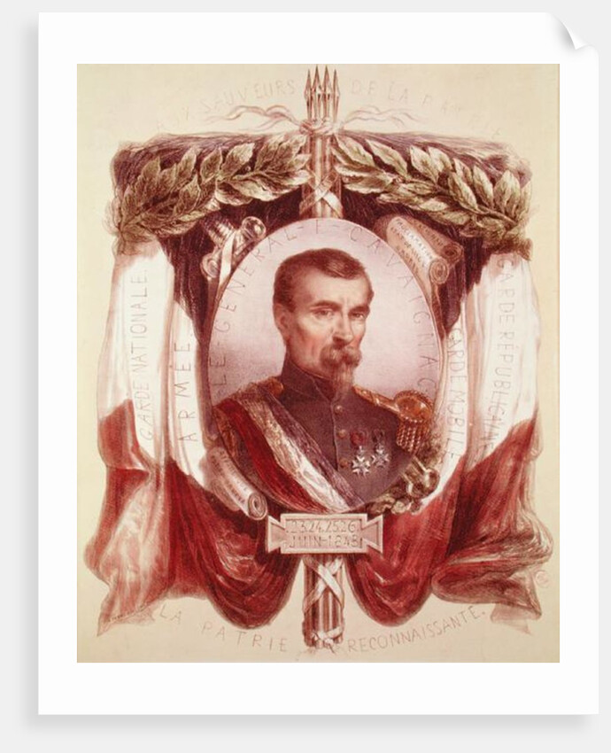 Portrait of General Louis Eugene Cavaignac by French School
