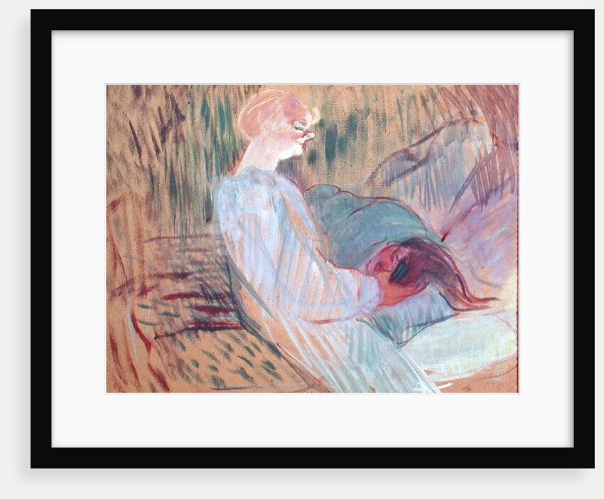 The Divan, Rolande, 1894 by Henri de Toulouse-Lautrec