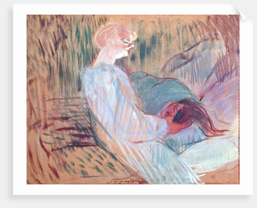The Divan, Rolande, 1894 by Henri de Toulouse-Lautrec