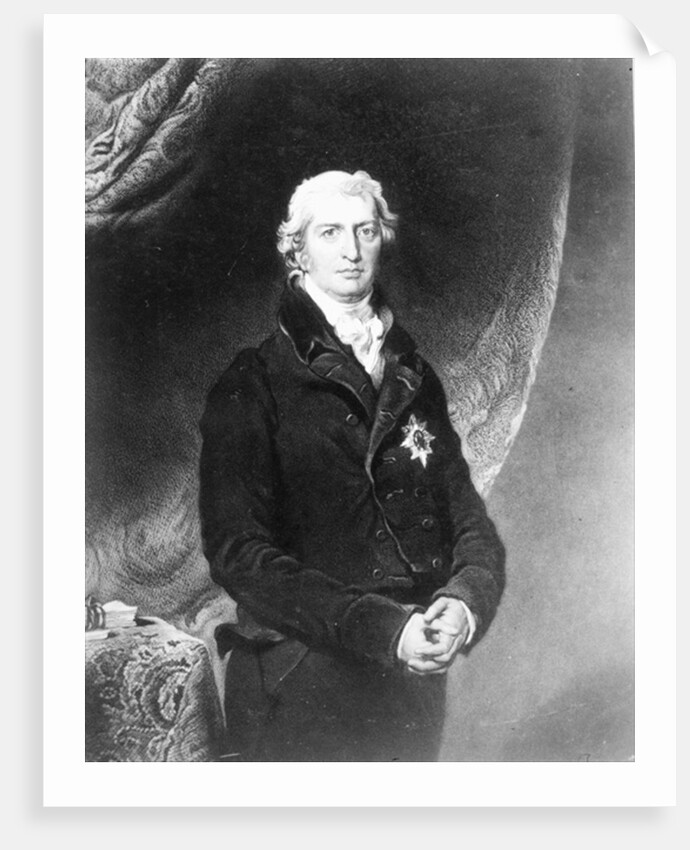 Portrait of Robert Banks Jenkinson, 2nd Earl of Liverpool by Thomas Lawrence