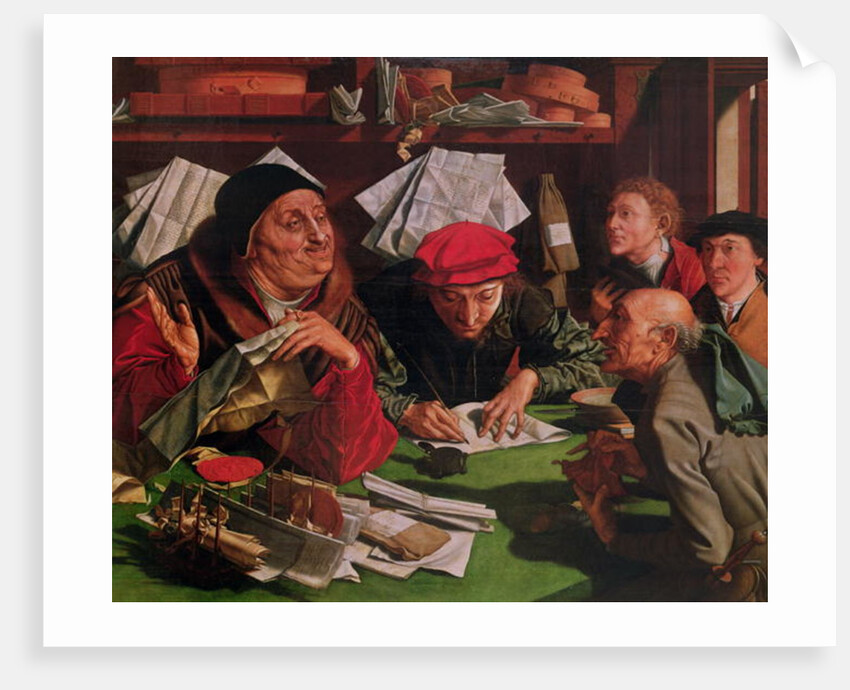 The Lawyer's Office, c.1545 by Marinus van Reymerswaele