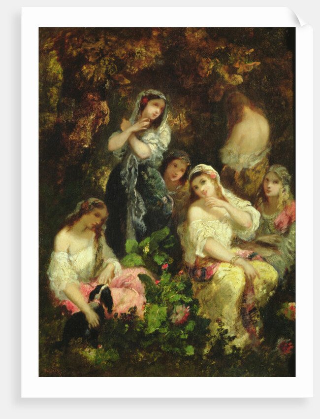 Mad Girls by Narcisse Virgile Diaz de la Pena