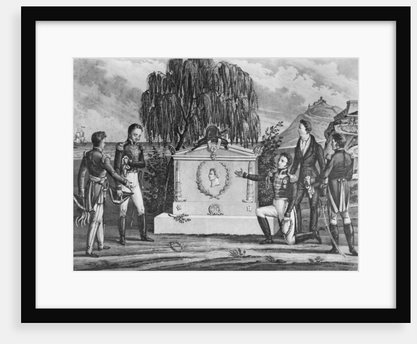 The Tomb of Napoleon Bonaparte on St. Helena, 1821 by French School