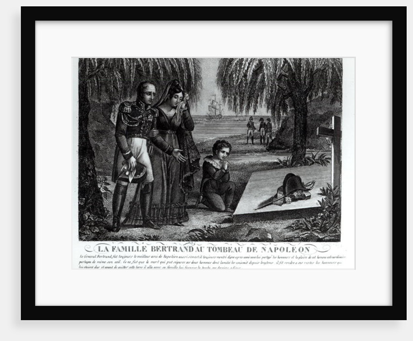 The Family of General Henri-Gratien Bertrand at the Tomb of Napoleon Bonaparte 1821 by French School