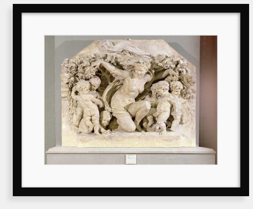 Triumph of Flora, relief taken from the facade of the Flora Pavilion of the Louvre Palace, 1866 by Jean-Baptiste Carpeaux