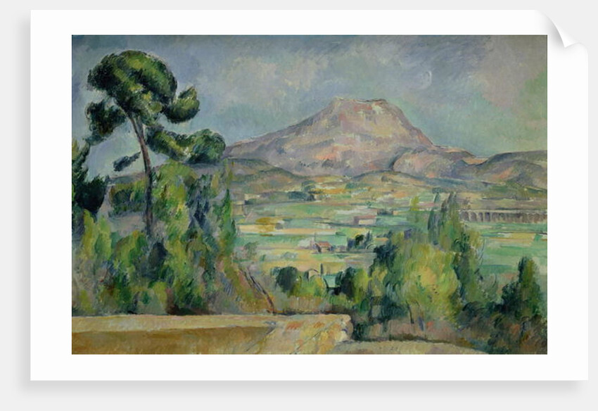Mont Sainte-Victoire, c.1887-90 by Paul Cezanne