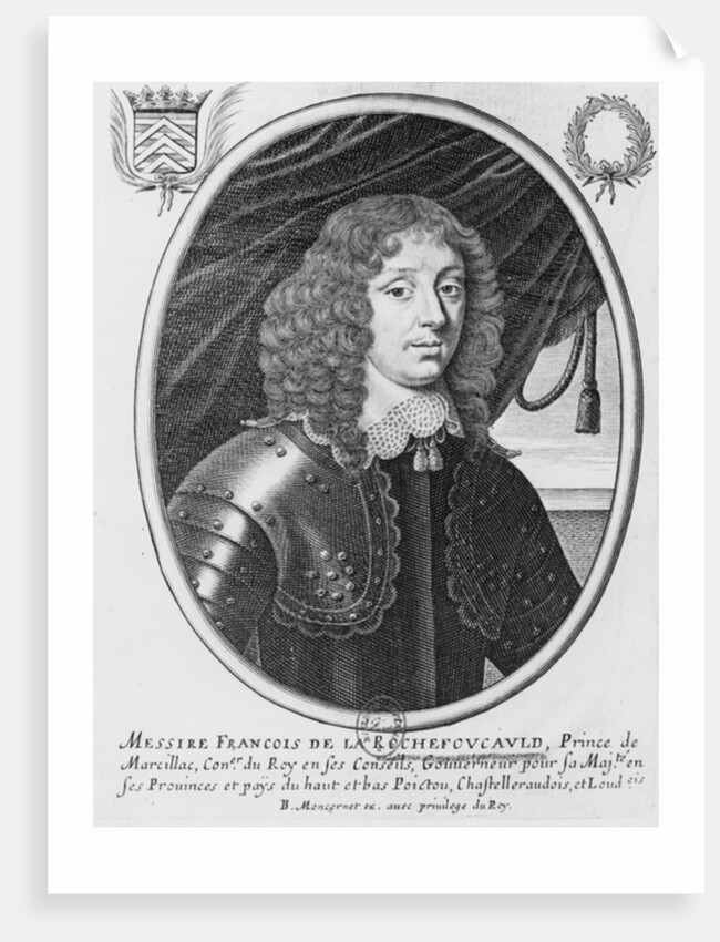 Francois VI Duke of Rochefoucauld, Prince of Marcillac by French School