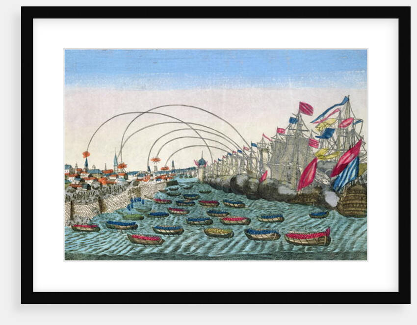 The Capture of Havana by the English in 1762 by French School