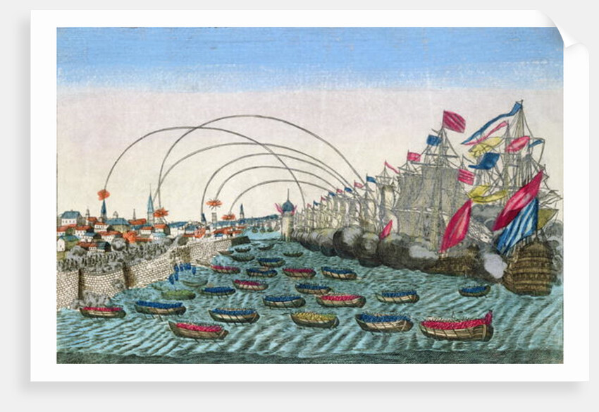 The Capture of Havana by the English in 1762 by French School