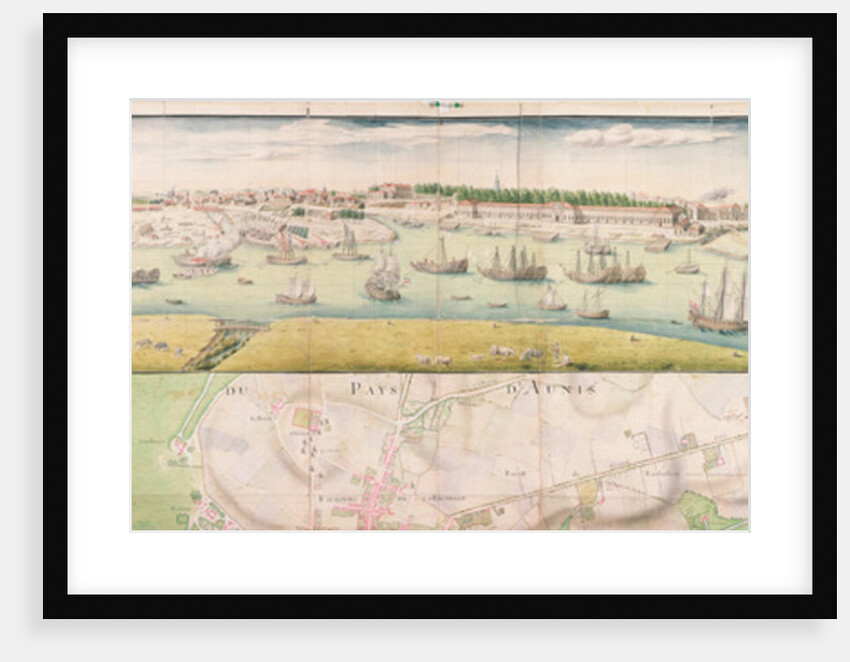Plan of the Town and Port of Rochefort, 1724 by French School