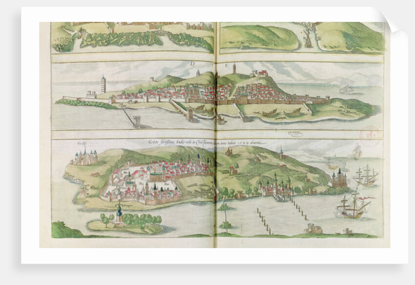 The Town of Goa, India by French School