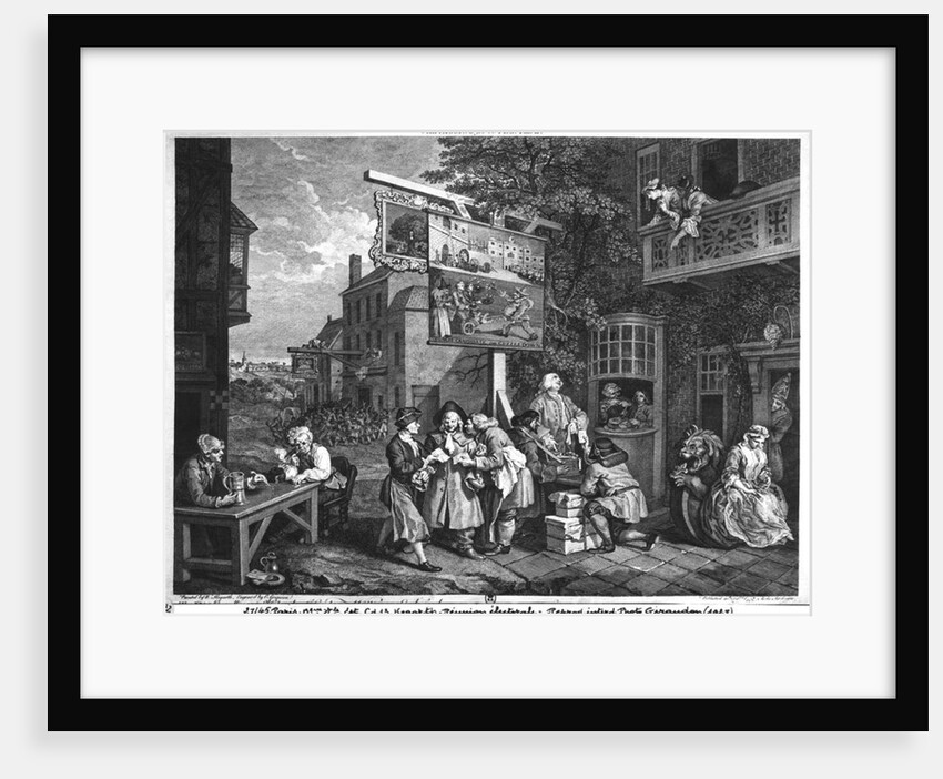 The Election II; Canvassing for Votes by William Hogarth
