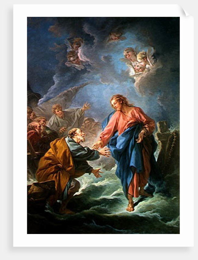 St. Peter Invited to Walk on the Water, 1766 by Francois Boucher