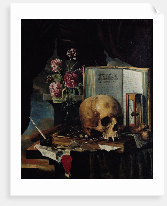 Vanitas, 17th century by Simon Renard de Saint-Andre