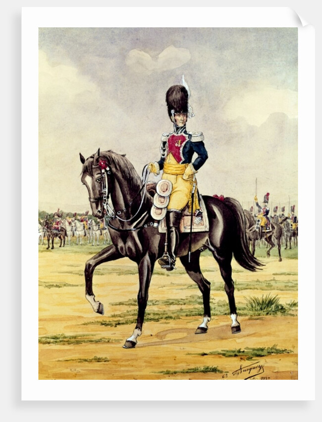 Anne Savary, Duke of Rovigo, Reviewing the Gendarmerie Troops in 1801, 1932 by Bucquoy Bucquoy