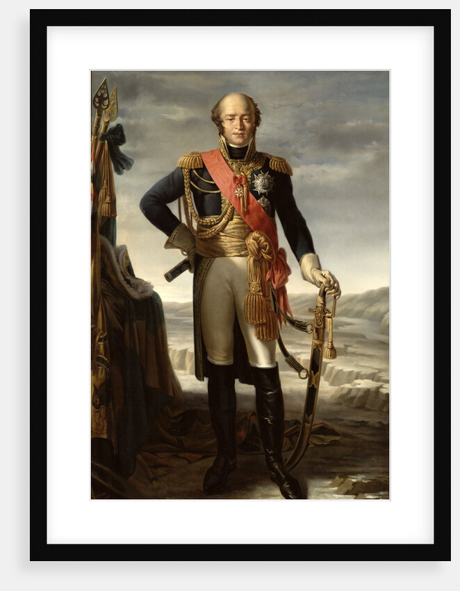 Portrait of Louis Nicolas Davout Prince of Eckmuhl, Duc d'Auerstaedt and Marshal of France, c.1852 by Tito Marzocchi de Belluci