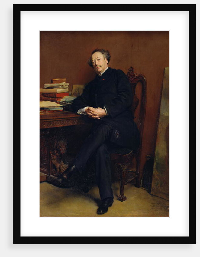 Alexander Dumas Fils 1877 by Jean-Louis Ernest Meissonier