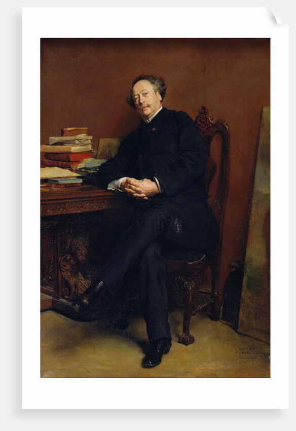 Alexander Dumas Fils 1877 by Jean-Louis Ernest Meissonier