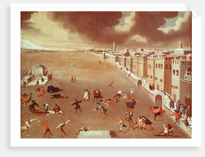 The Frozen Lagoon in 1708 by Gabriele Bella