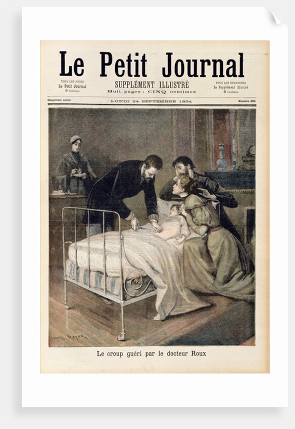 The Croup Cured by Doctor Roux by Lionel Royer