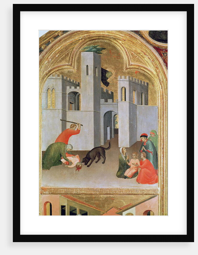 Agostino Novella Rescuing a Child who has been Bitten by a Dog by Simone Martini